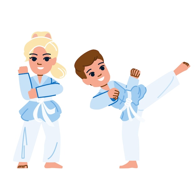 Karate kid vector