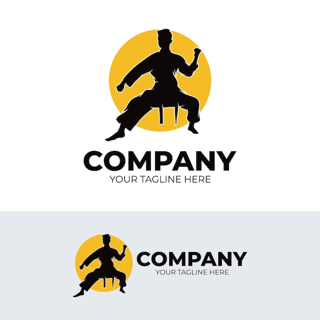 Karate Logo Template Design Inspiration