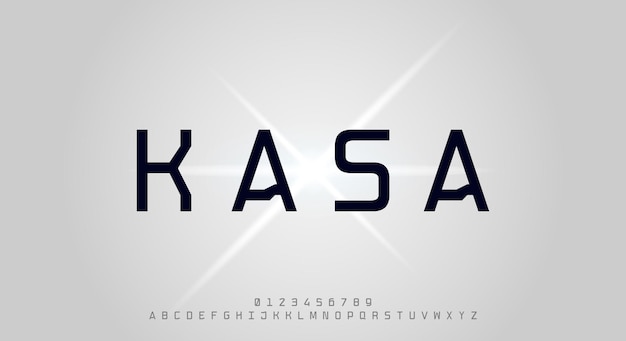 kasa a rounded square modern display typeface