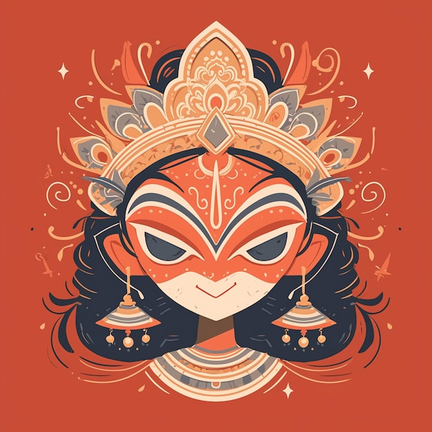 Kathakali dance masks and costumes