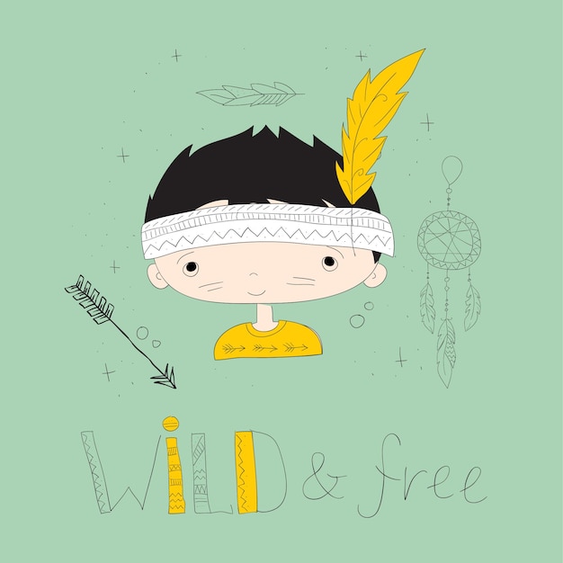 Kawai illustration little prince clipart