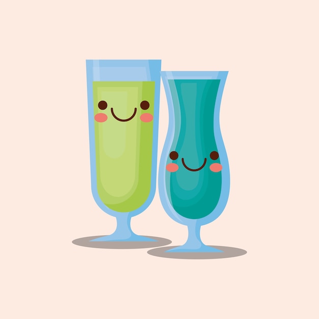 Kawaii cocktail drinks