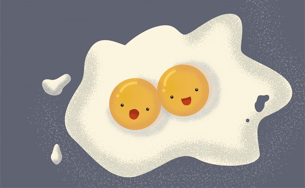 Kawaii fried egg.