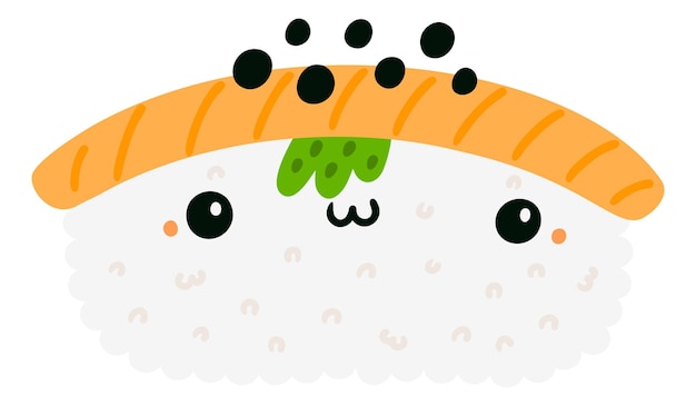 Kawaii sushi Cute japanese rice fish food