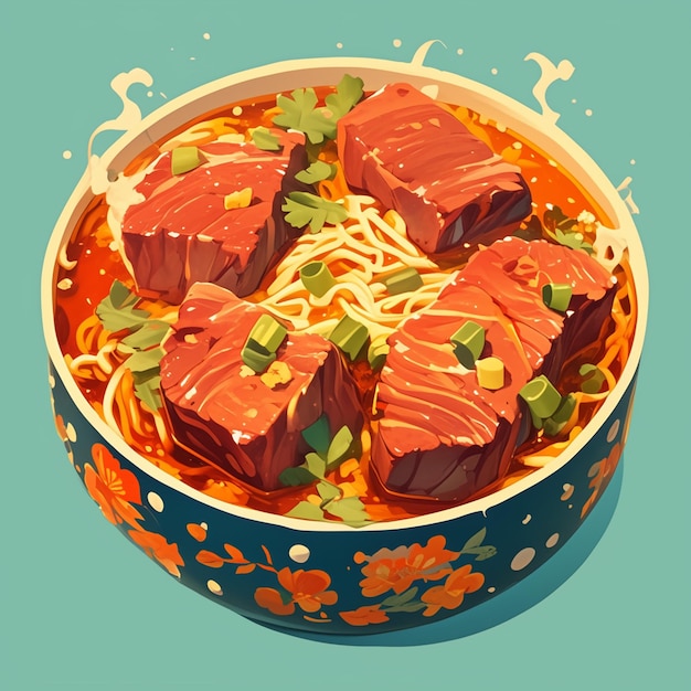 Kazakh Beshbarmak and Boiled Meat with Noodles