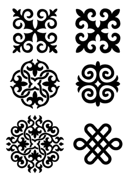 Kazakh's ornament