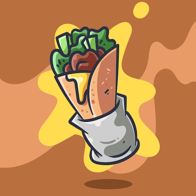 Kebab vector illustration