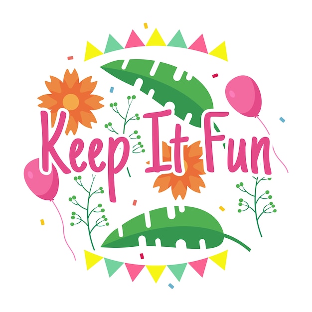 Keep it fun card 