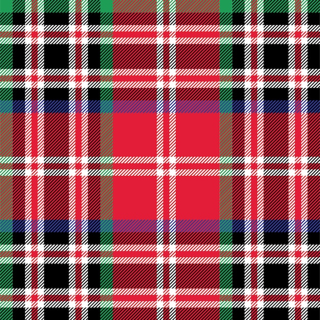 Kemp tartan fabric textile check pattern seamless