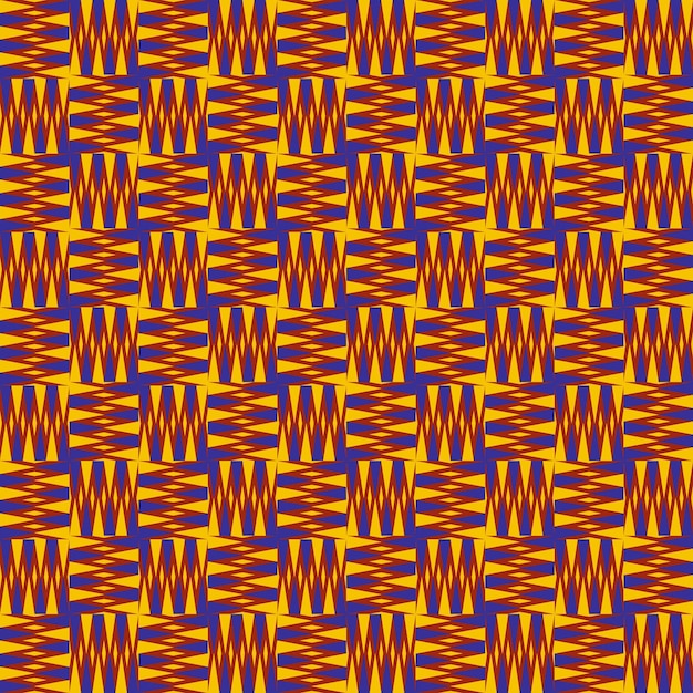 Kente seamless digital paper and pattern