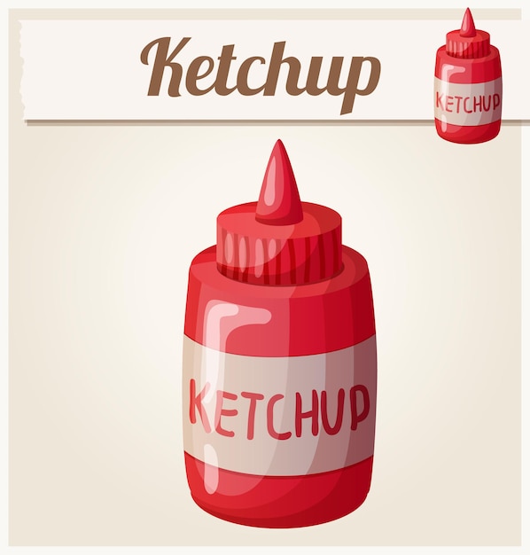 Vector ketchup.