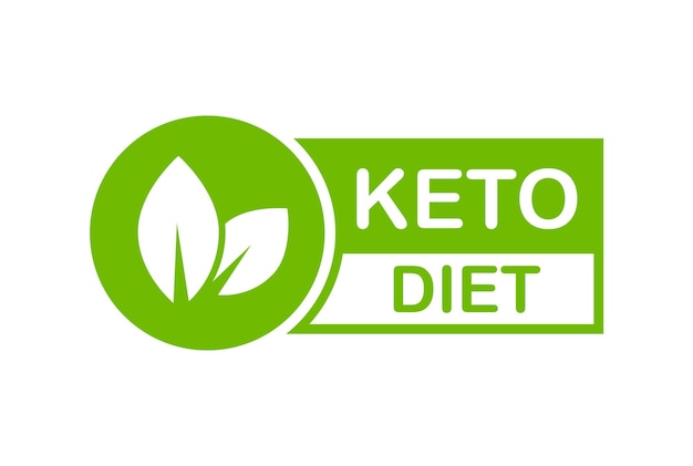 Keto icon Ketogenic diet logo Keto Diet badge