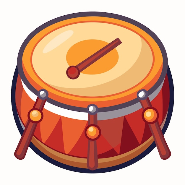 Kettledrum vector illustration