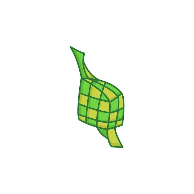 ketupat icon logo vector design