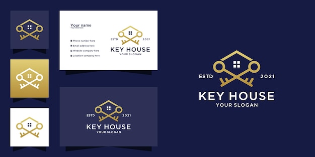 Key house logo and business car