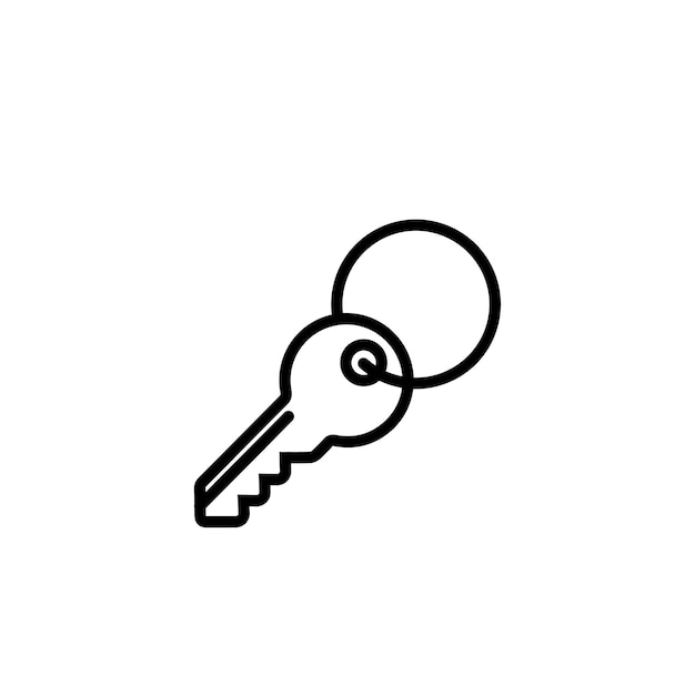 Key icon Keys con vector