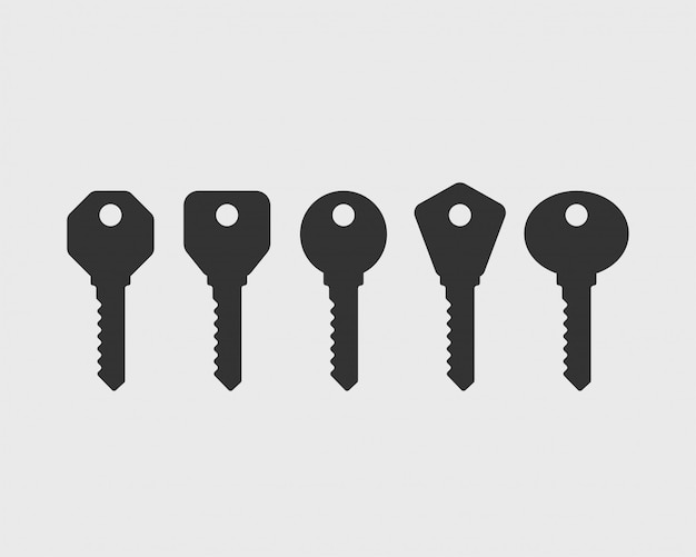 Key icon . Keys symbol  .