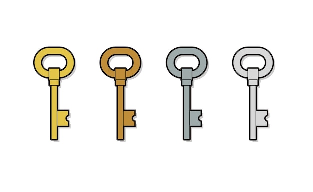 Key icon set