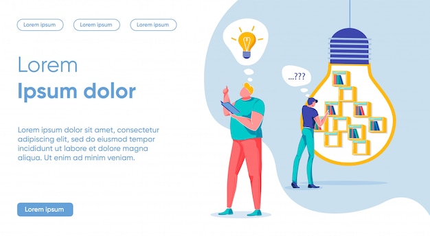 Key Idea Vocation Search Concept, Landing Page