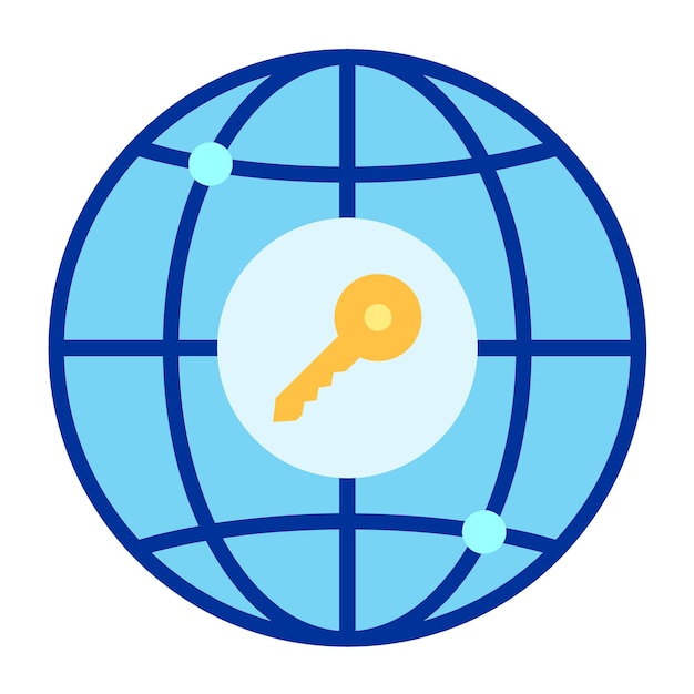 Key Network Icon Style