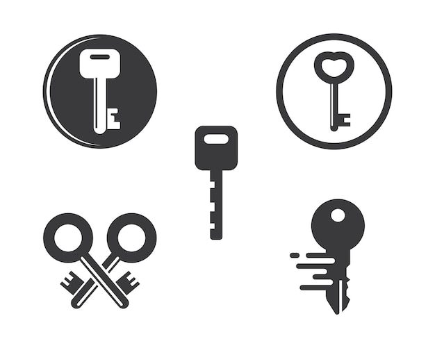 Key vector illustration icon