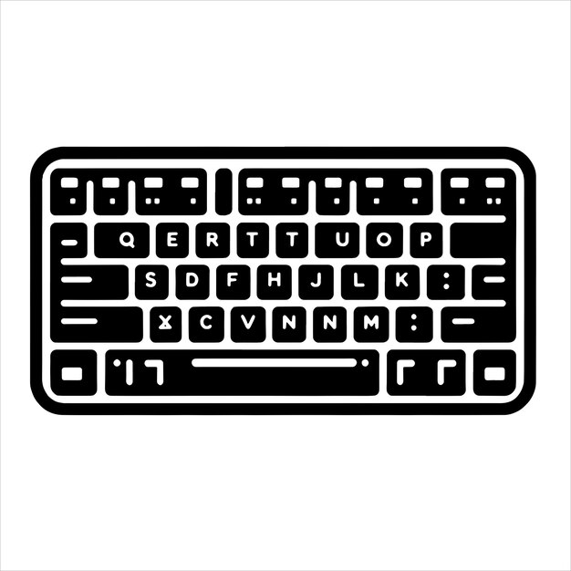 Vector keyboard svg