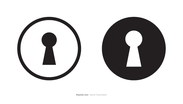 Keyhole icon design vector illustration