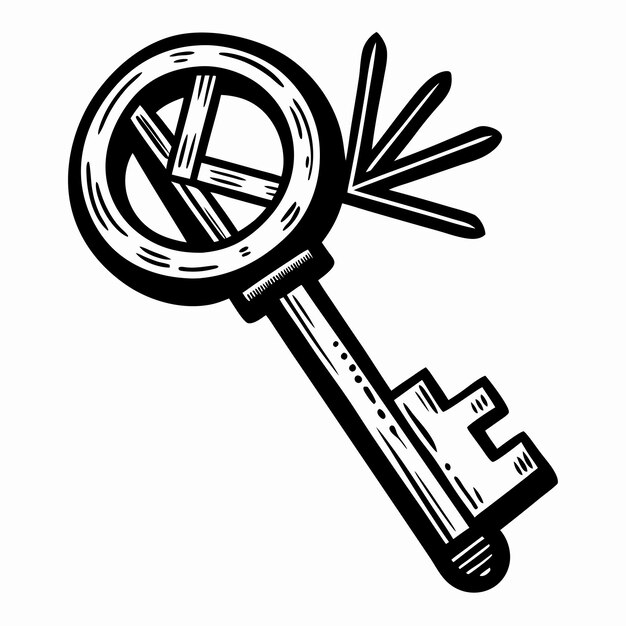 keys icon vector illustration