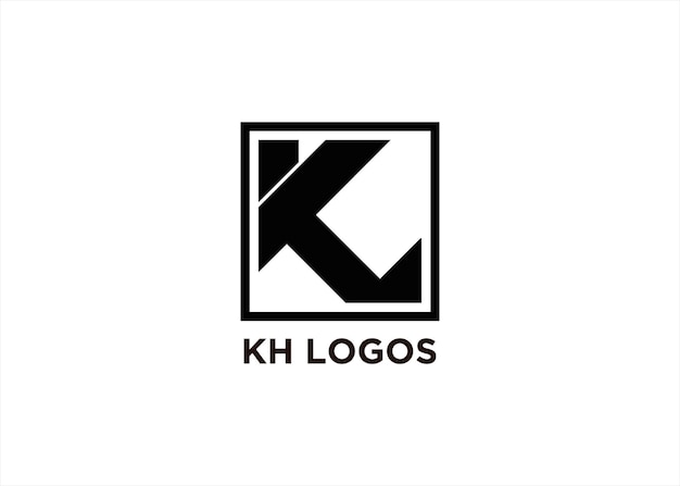 kh logo design template