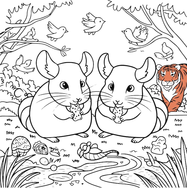 Vector kid friendly coloring pages