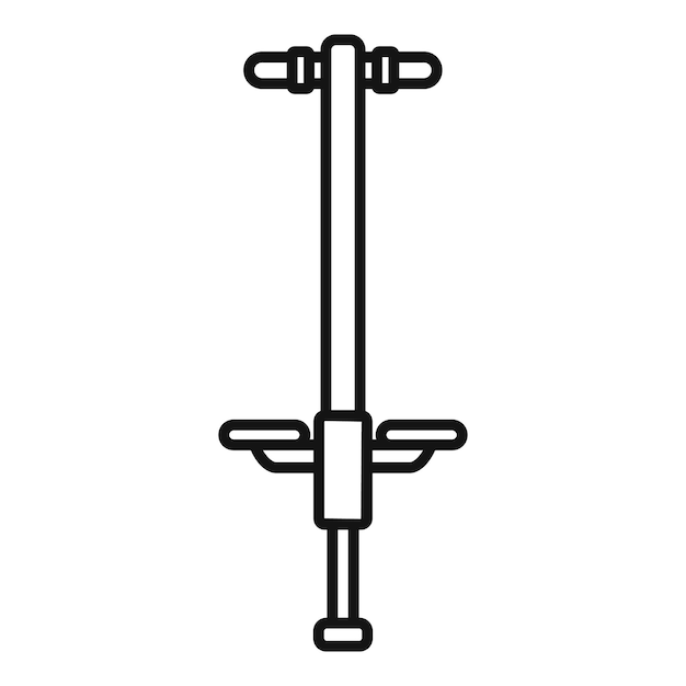 Kid pogo stick icon representing childhood fun and outdoor play