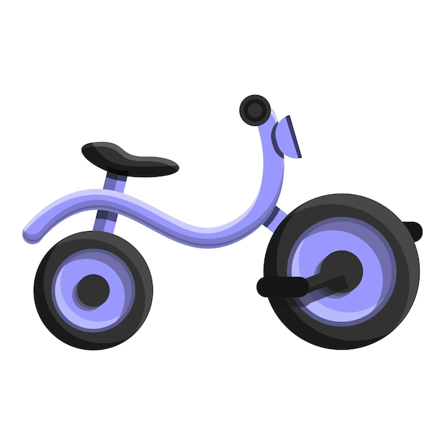 Kid tricycle icon Cartoon of kid tricycle vector icon for web design isolated on white background