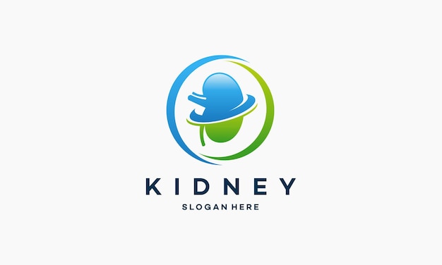 Kidney Care logo designs template vector, Kidney Treatment Logo template