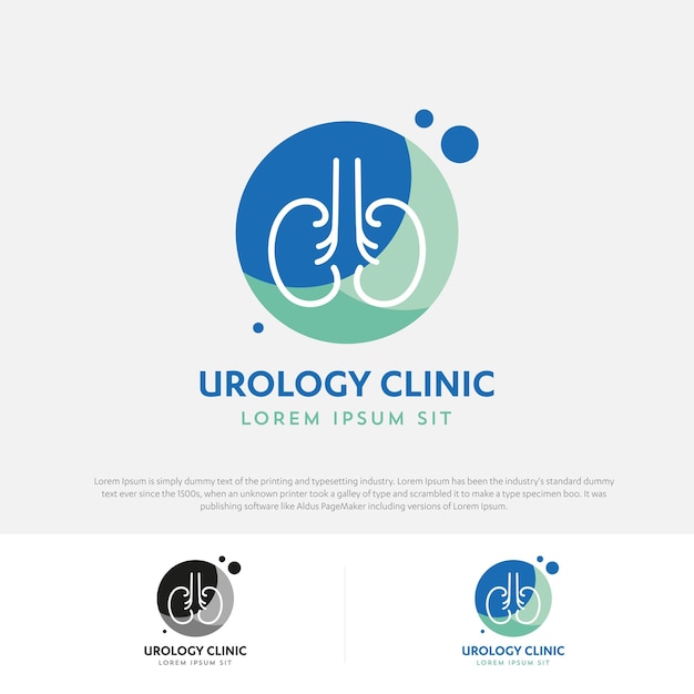 Kidney Urology Care logo designs vector Human Kidneys Nephrology Icon Medical Hospital Clinic