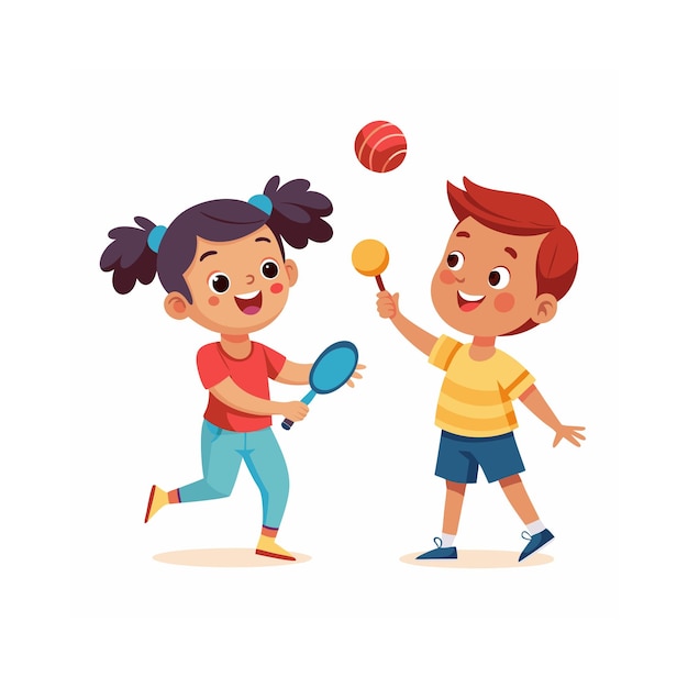 Kids activity concept illustration