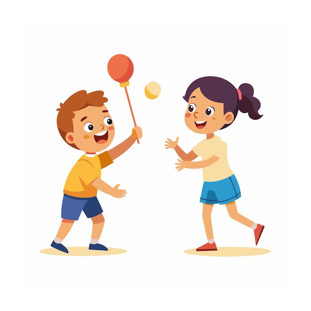 Kids activity concept illustration