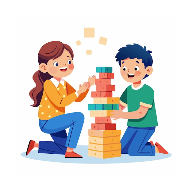 Kids activity concept illustration