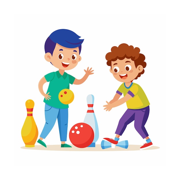 Kids activity concept illustration