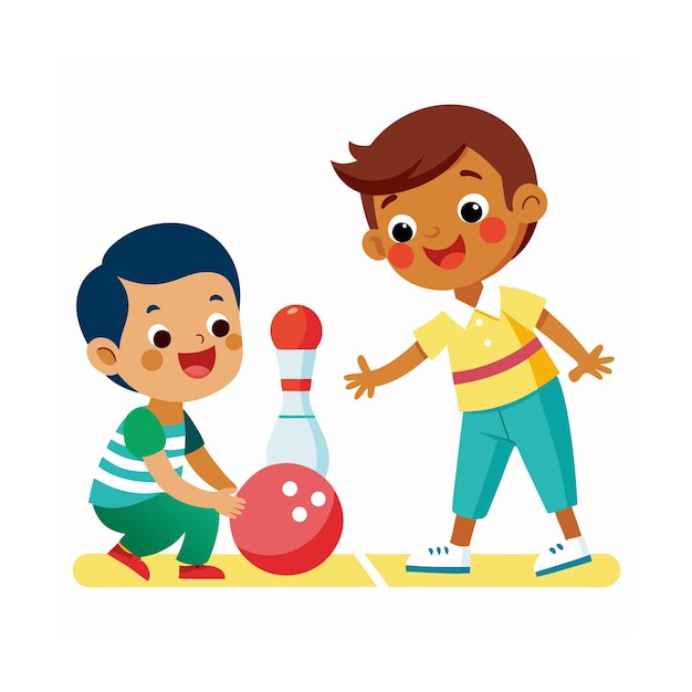 Kids activity concept illustration