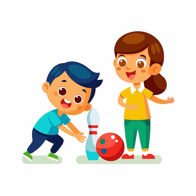 Kids activity concept illustration