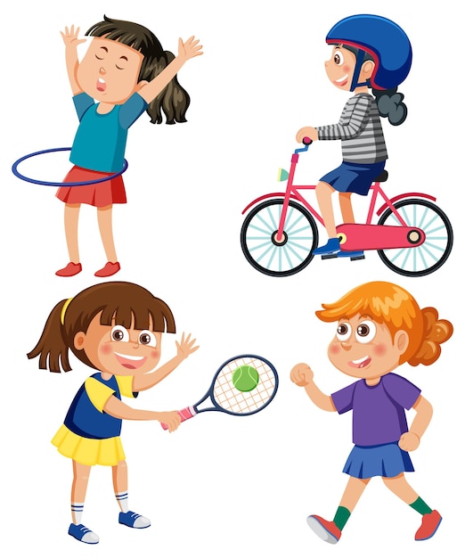 Kids Enjoying Various Sports