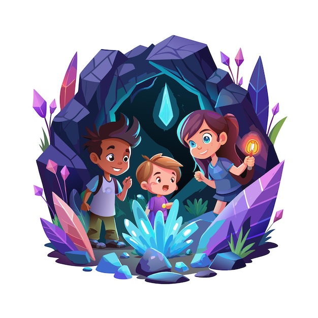 Kids moments vector illustration concept