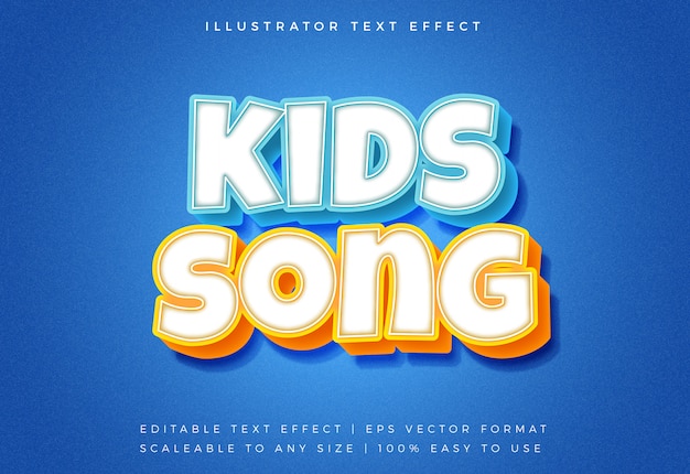 Kids Playful Fun Text Style Font Effect