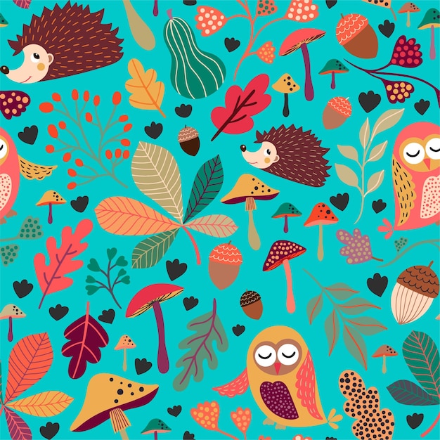 Kids repeat pattern design vector illustration fabric print