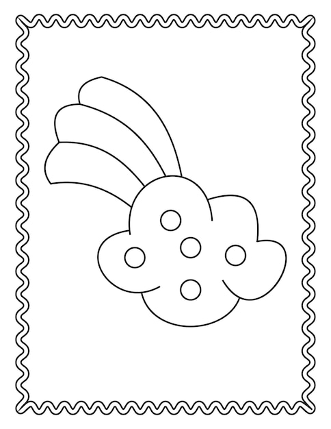 KIDS and Toddler hand drawing coloring pages