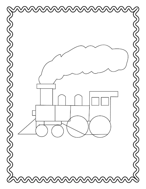 KIDS and Toddler hand drawing coloring pages