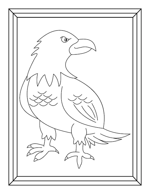 Kids and toddlers coloring pages vector