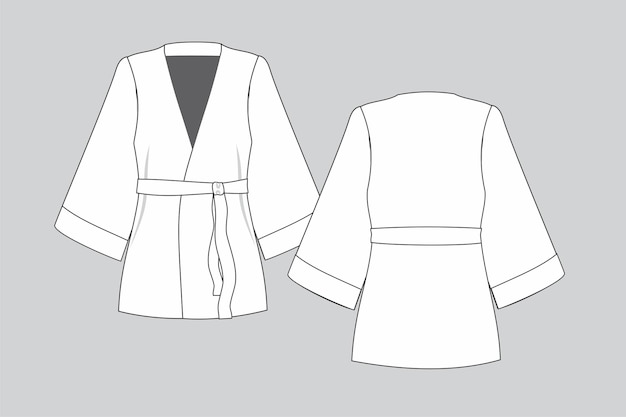 kimono, kimono draw, technical illustration,
draw vector, clothes vector, woman clothes