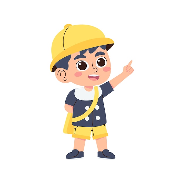 Kindergarten Boy Illustration