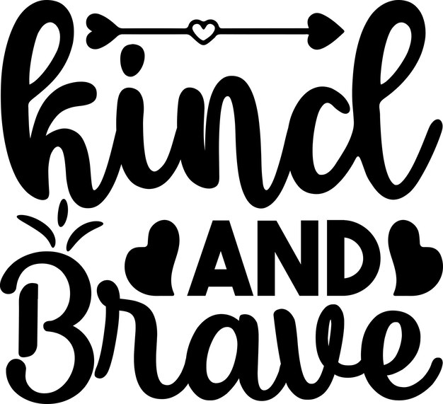 Vector kindness craft svg design